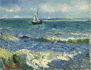 Vincent Van Gogh Zeegezicht bij Les Saintes-Maries-de-la-Mer USA oil painting artist